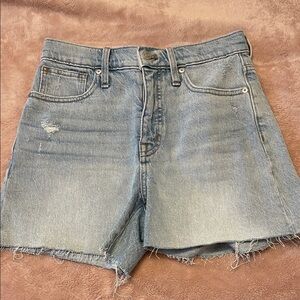 Madewell High-Rise Denim Shorts